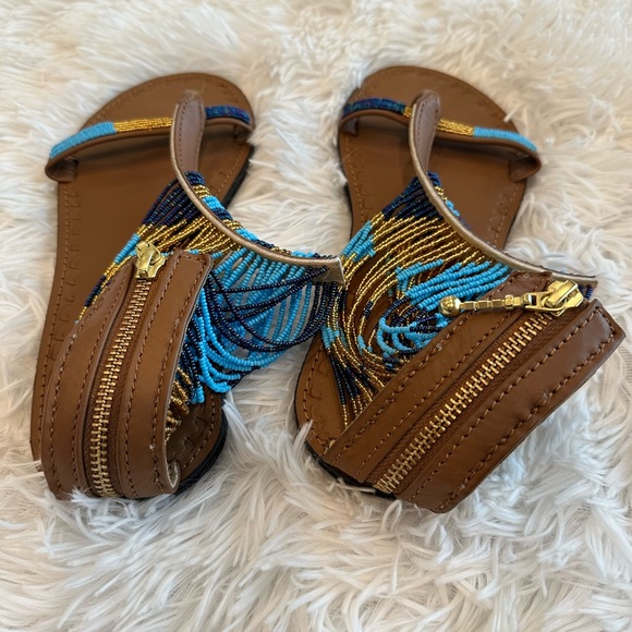 NEW beautiful sandals from beadedsouls.com- sz 8 - Picture 6 of 7